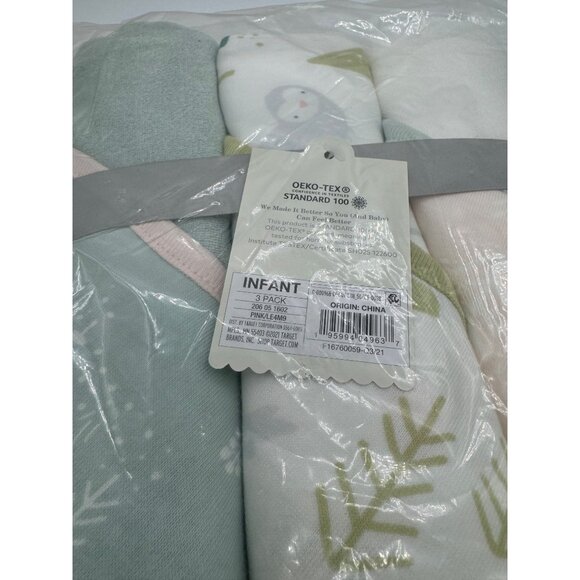 3 Set Target Cloud Island Infant Baby Hooded Bath Towel Wooded Nature Owl NEW - Picture 2 of 5